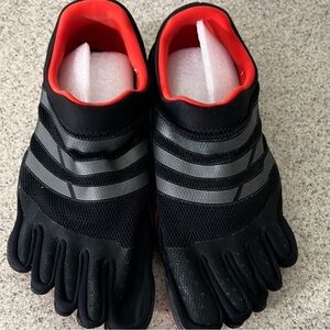 Adidas Black and Red Athletic Shoes